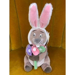 DISNEY EASTER BUNNY GOPHER - Mini Bean Bag 7" - NWT - Gopher Plush Mouseketoys